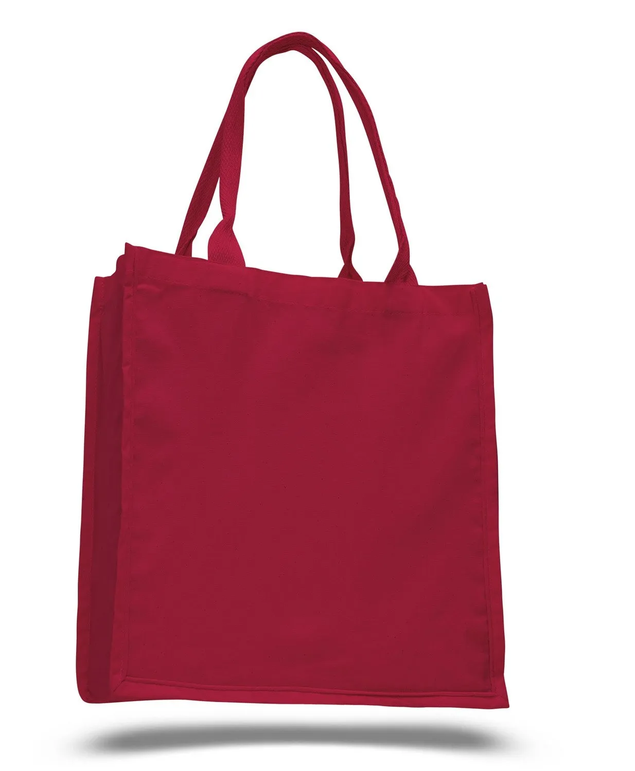 12 ct Fancy 100% Cotton  Shopper Tote Bags Wholesale - By Dozen