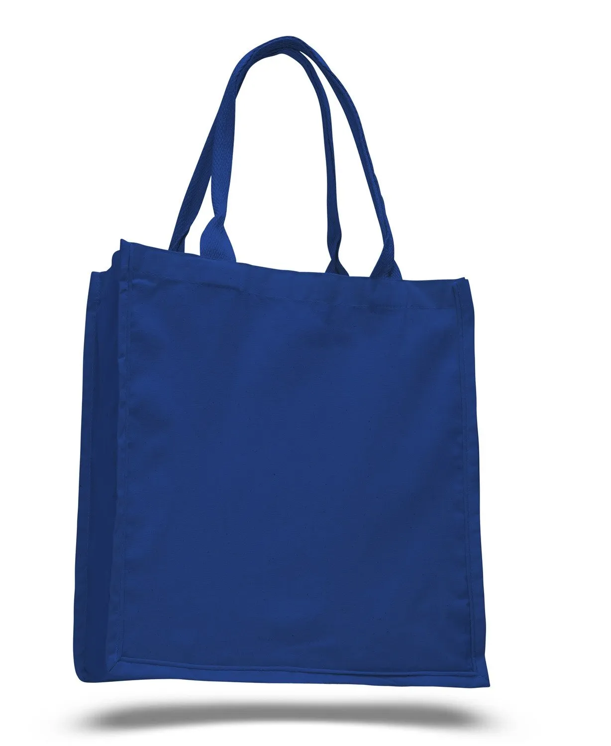 12 ct Fancy 100% Cotton  Shopper Tote Bags Wholesale - By Dozen