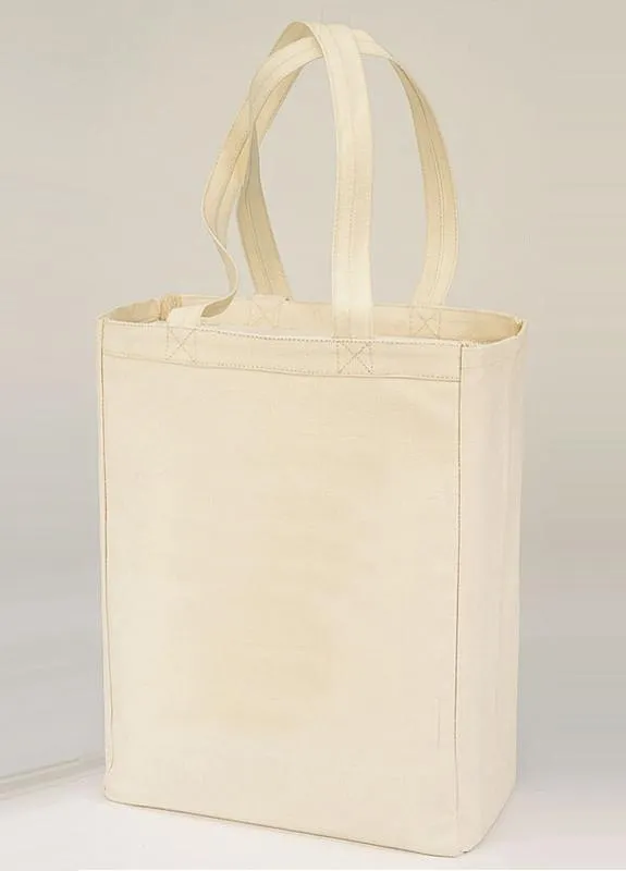 12 ct Heavy Canvas Multipurpose Shopping Tote - By Dozen