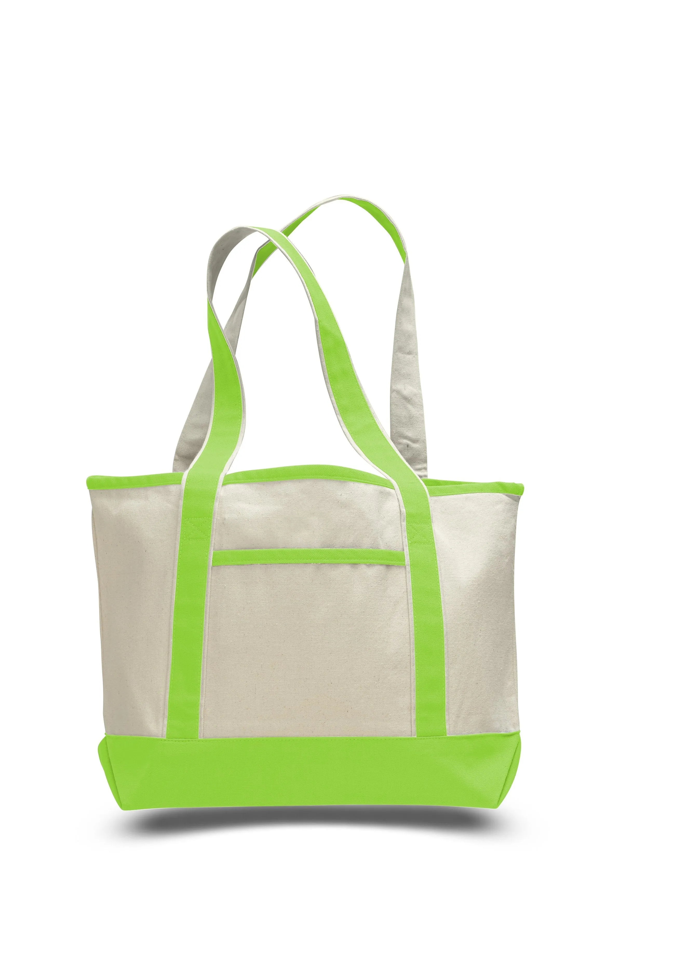 12 ct Medium Size Heavy Canvas Deluxe Tote Bag - By Dozen - Alternative Colors