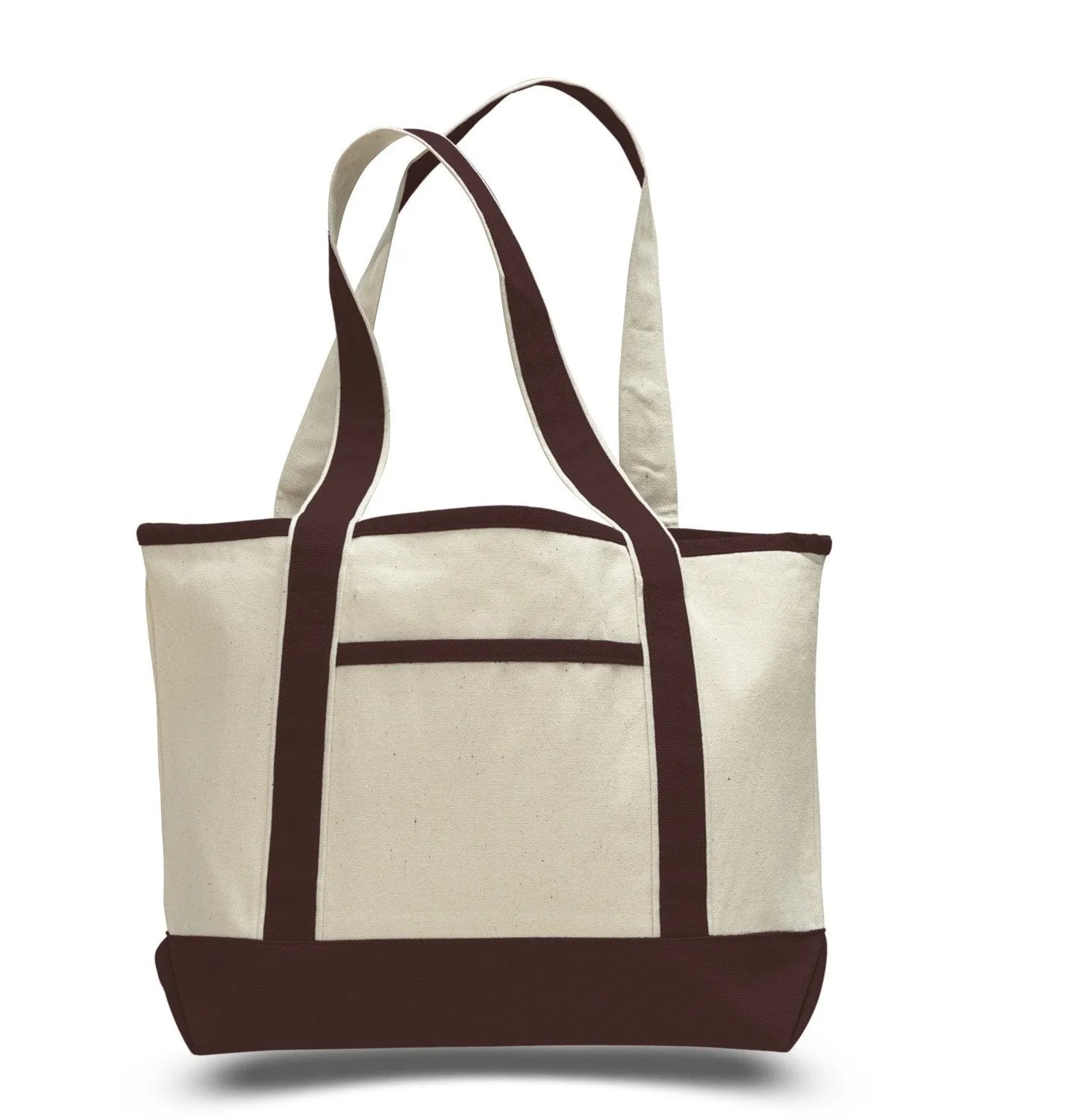 12 ct Medium Size Heavy Canvas Deluxe Tote Bag - By Dozen - Alternative Colors