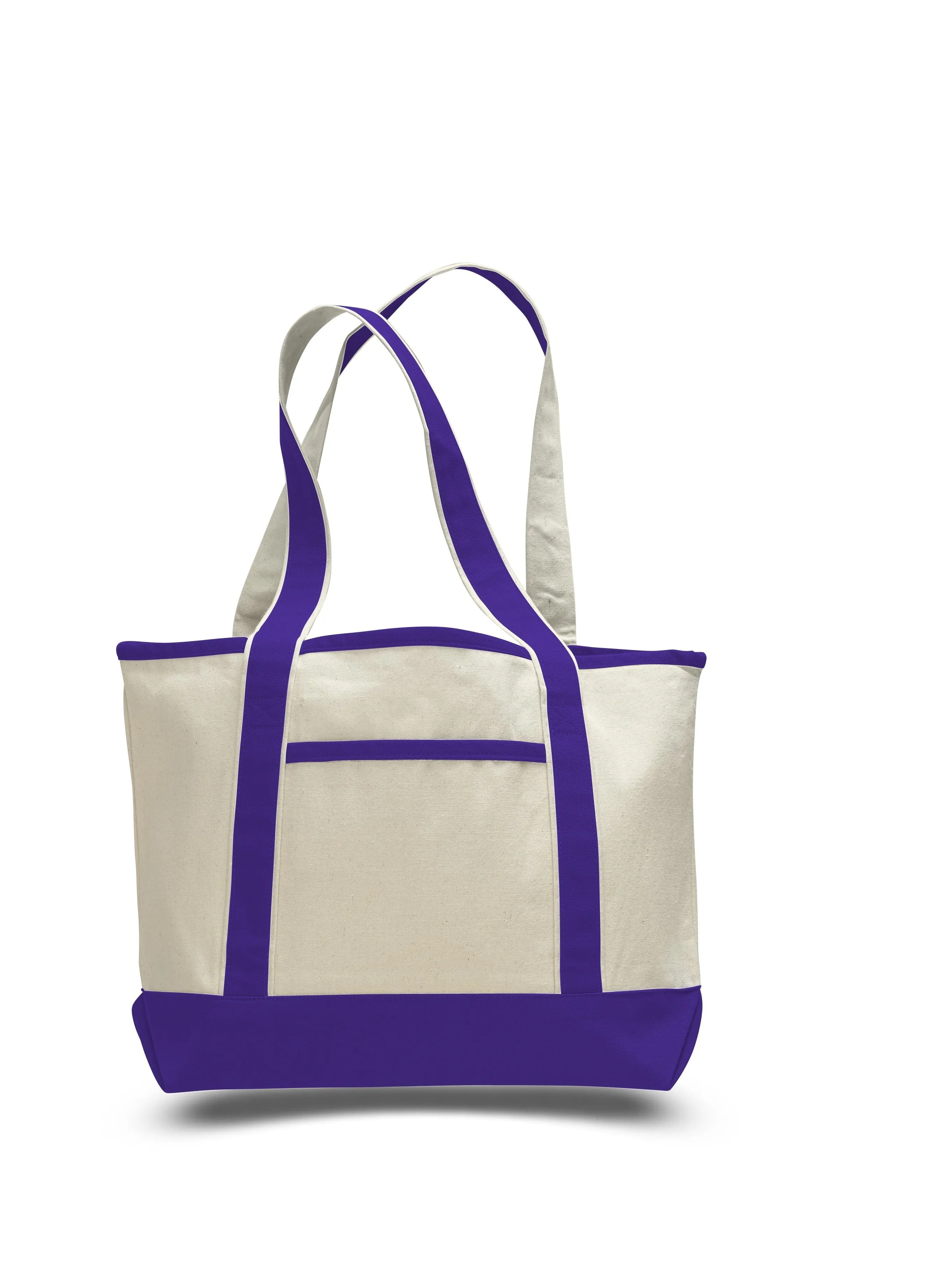 12 ct Medium Size Heavy Canvas Deluxe Tote Bag - By Dozen - Alternative Colors