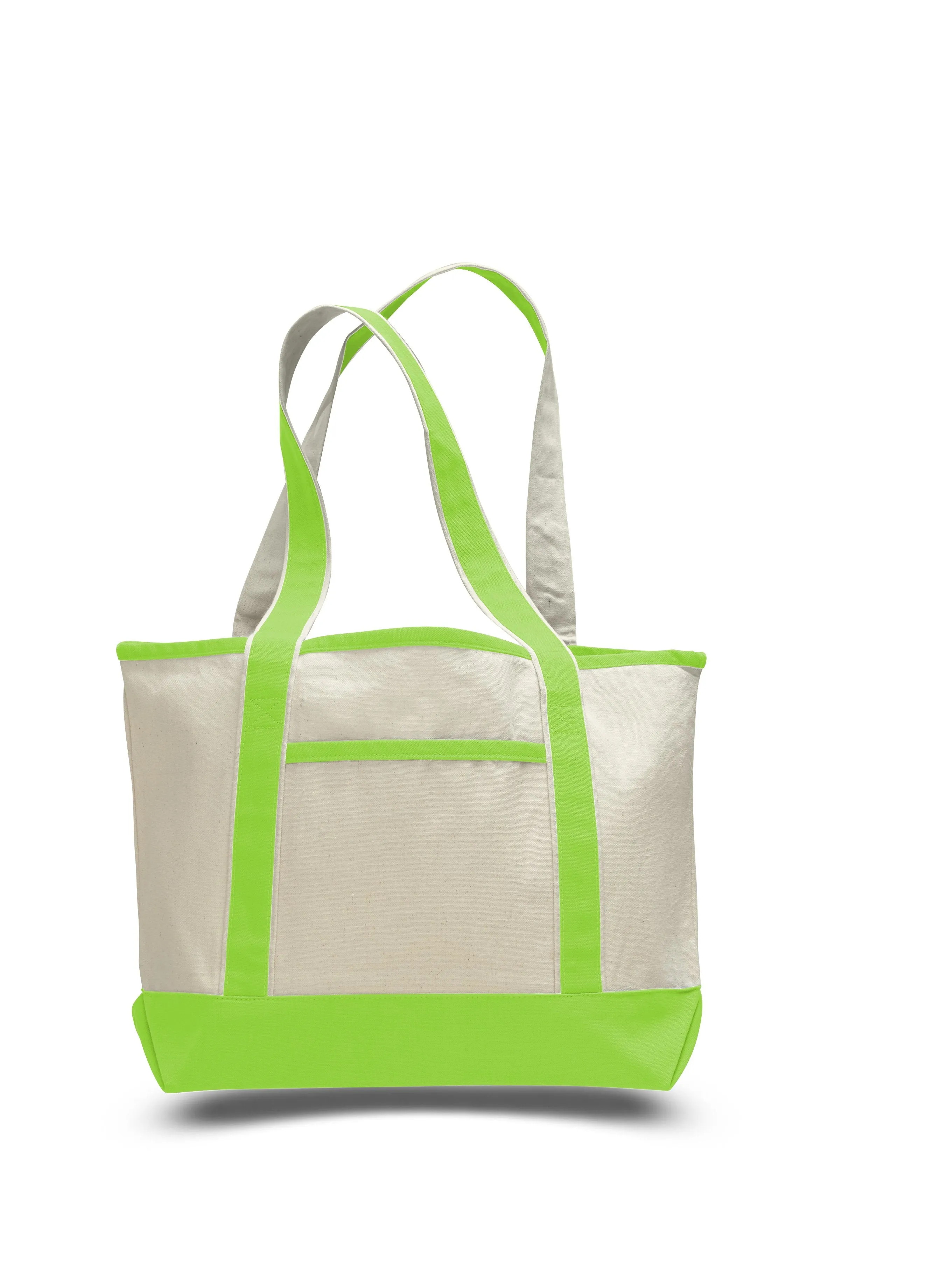 12 ct Medium Size Heavy Canvas Deluxe Tote Bag - By Dozen