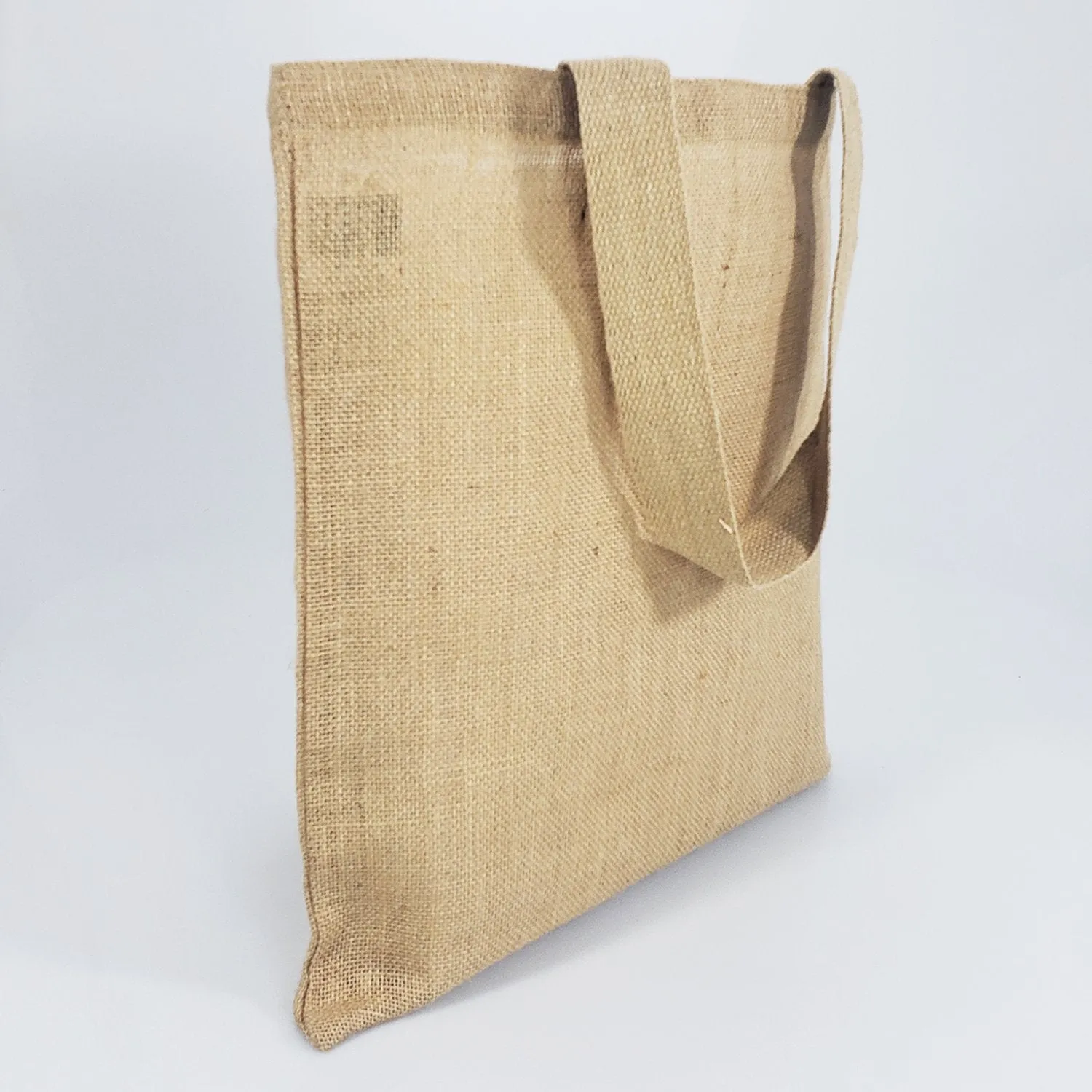 12 ct Wholesale Burlap Bags - Promotional Jute Tote Bags - Pack of 12