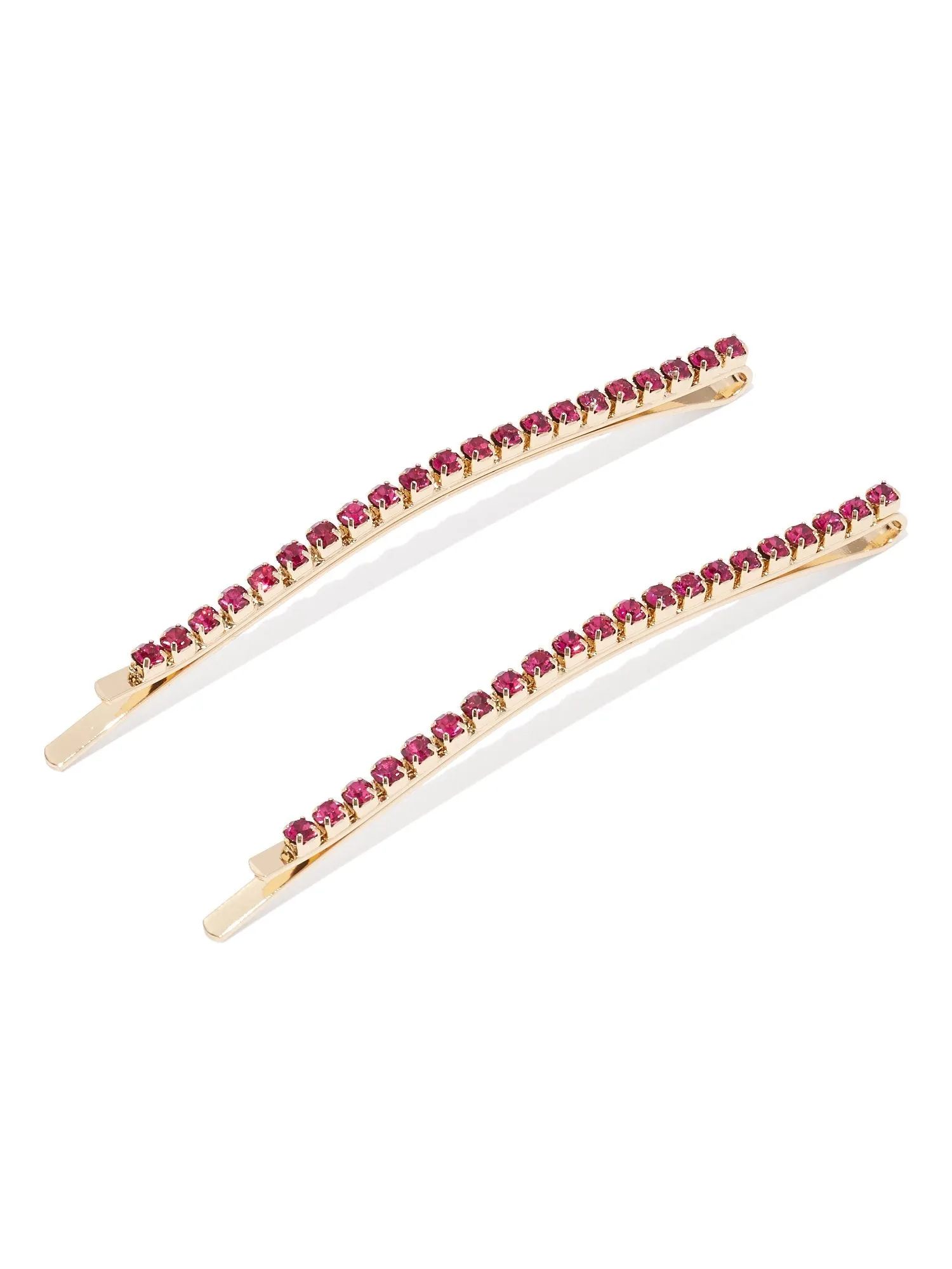 2-Piece Faux-Stone Barrette Set