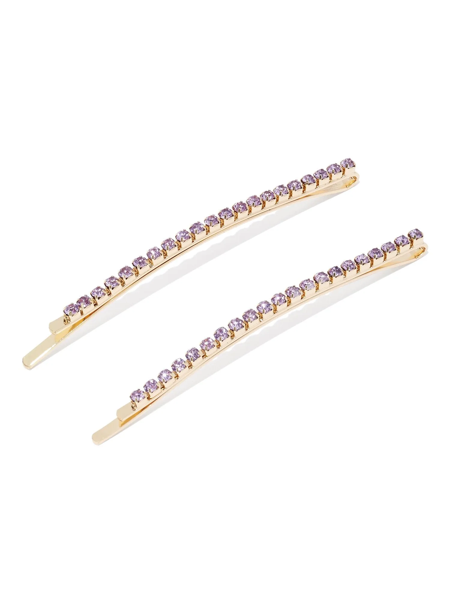 2-Piece Faux-Stone Barrette Set