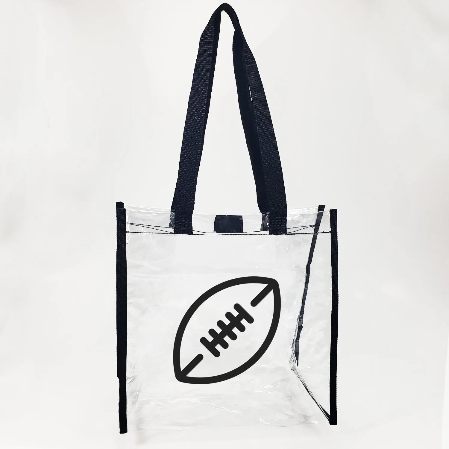 48 ct Clear Tote Bag for Stadium with Hook and Loop Closure - By Case