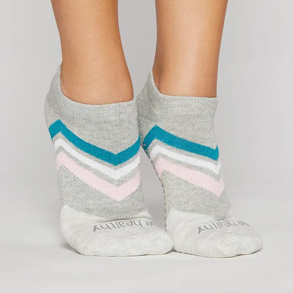 Be Healthy Maxine Grip Socks (Azelea)