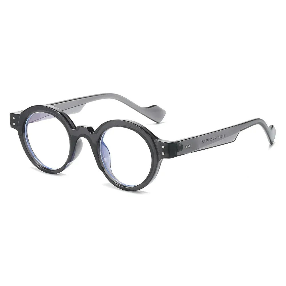 CCspace Unisex Full Rim Round Polycarbonate Reading Glasses R57194