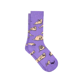 Crew Sock | Lazy Sea Lions