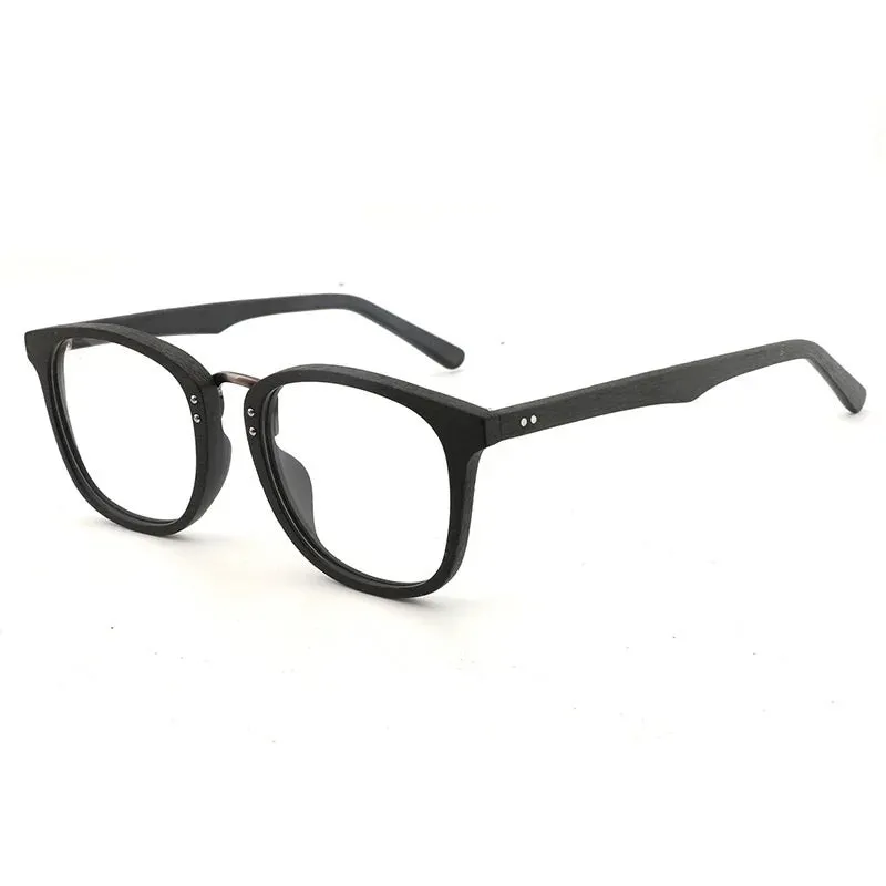 Cubojue Unisex Full Rim Square Acetate Reading Glasses 50021