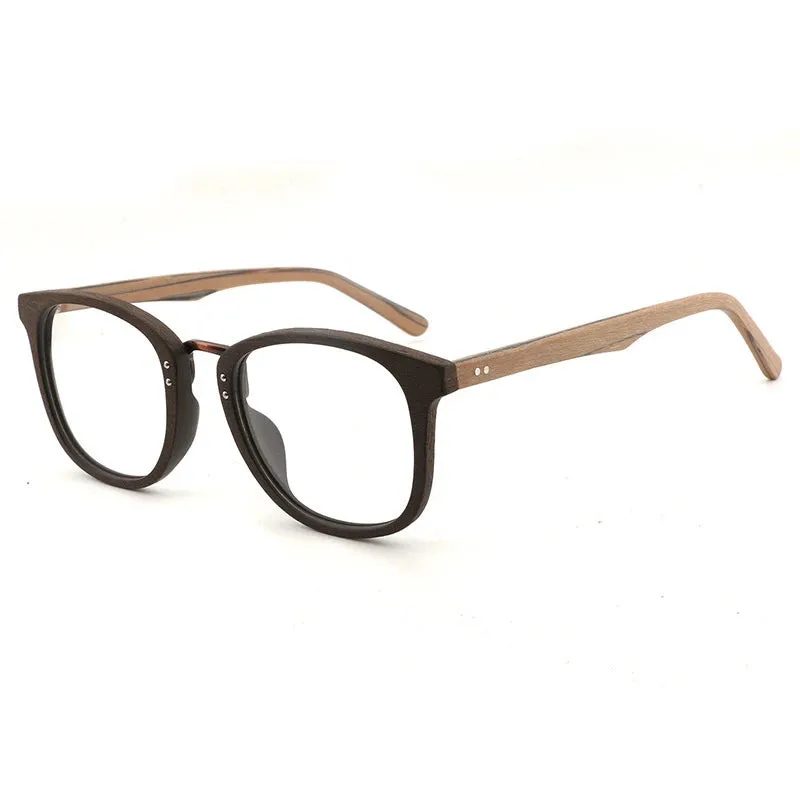 Cubojue Unisex Full Rim Square Acetate Reading Glasses 50021