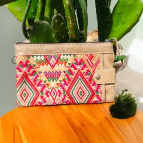 EVERYTHING CLUTCH - OOAK HUIPIL - CAMEL - NO. 13145