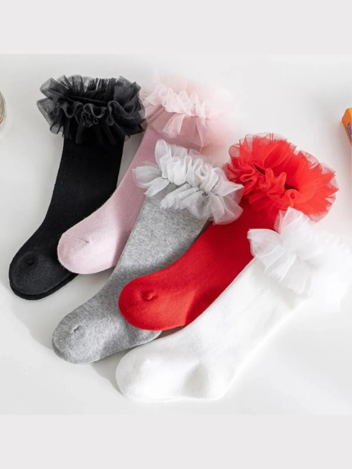 Fancy Footies Ruffle Cuff Socks