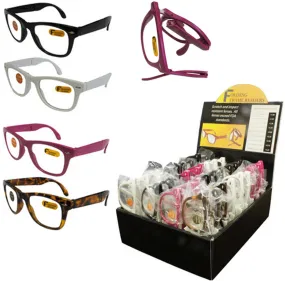 folding reading glasses assortment w/ display Case of 36