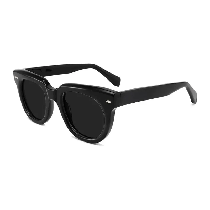 Gatenac Unisex Full Rim Square Acetate Polarized Sunglasses Mo17