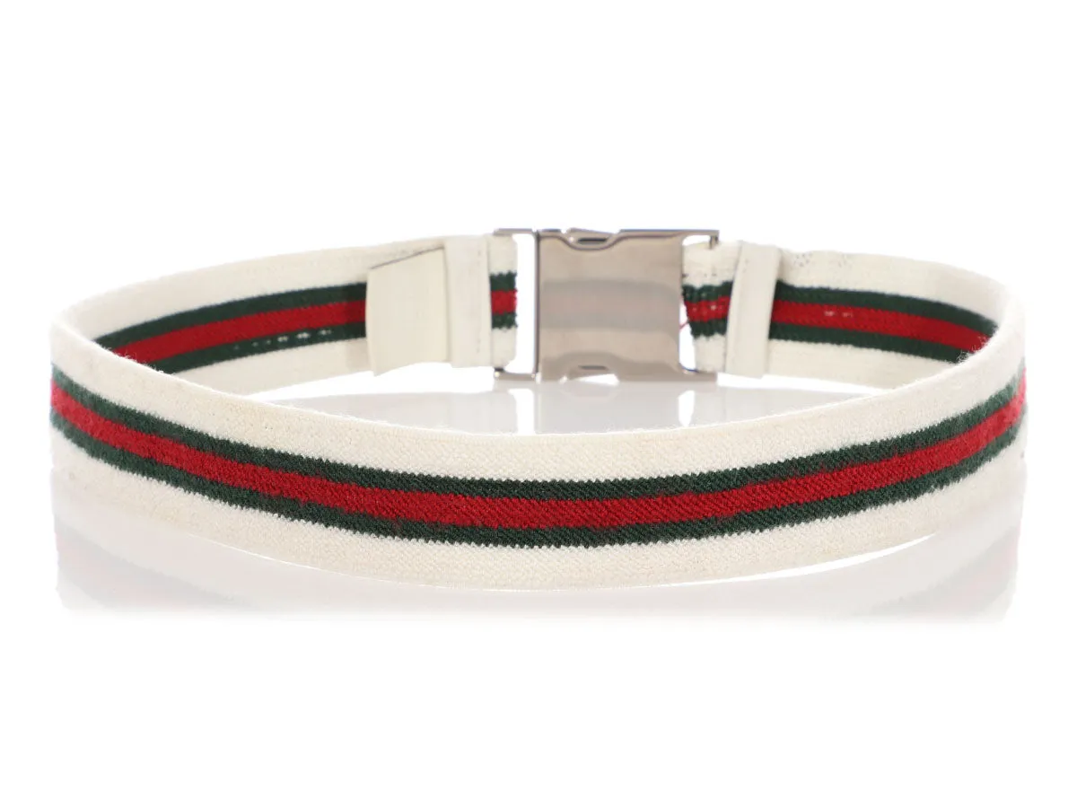 Gucci Elastic Web Belt