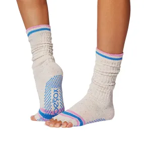 Half Toe Slouch Grip Socks