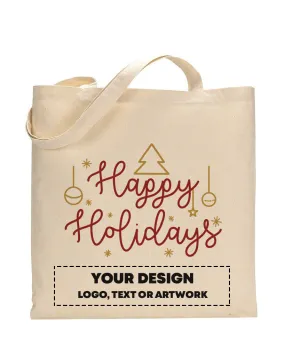 Happy Holliday Christmas Tote Bag - Christmas Bags