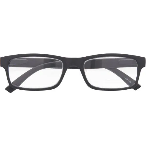 Hillman Magnifeye Retro Glasses Black  2.5