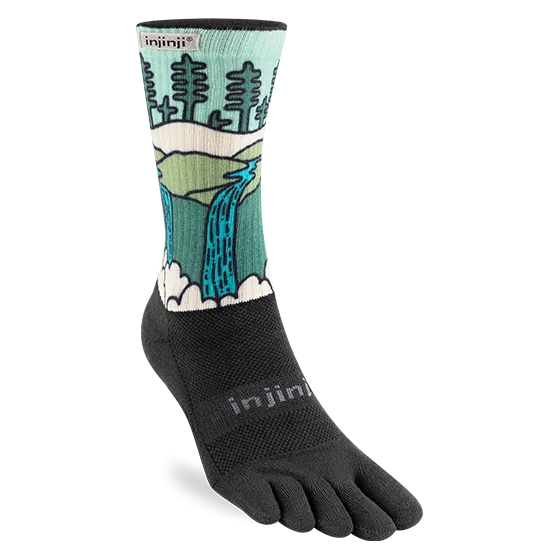 Injinji Trail Midweight Coolmax Crew Toe Socks