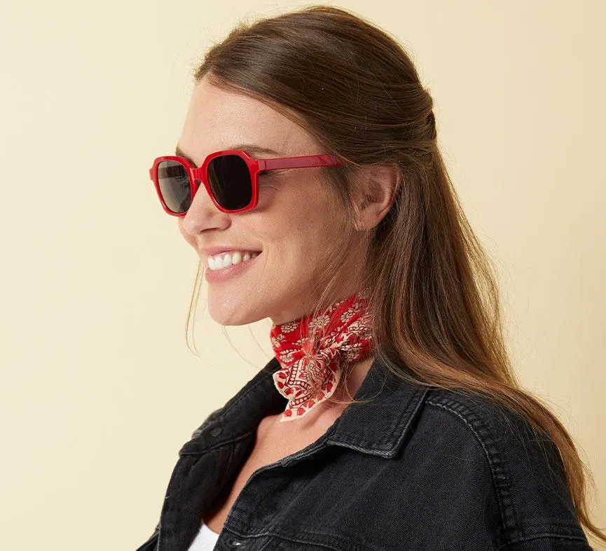 JET SET SUNGLASSES | RED