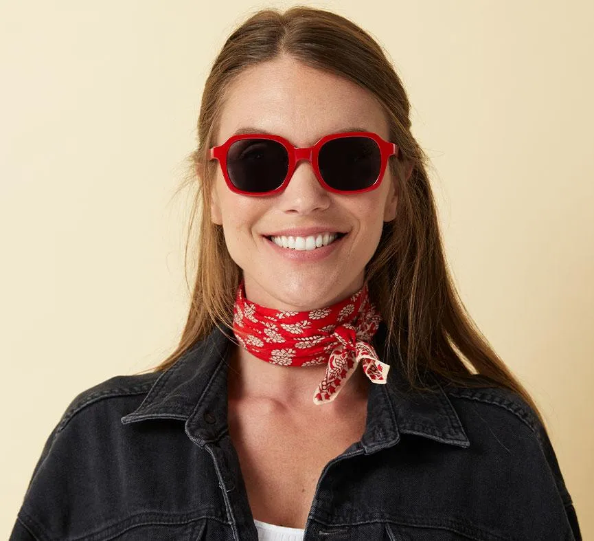 JET SET SUNGLASSES | RED