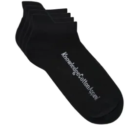 KCA 4130001 2-pack footie socks 1300 black jet unisex