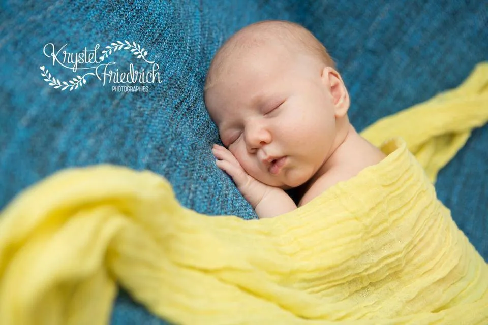 Lemon Yellow Cheesecloth Baby Wrap Cheese Cloth