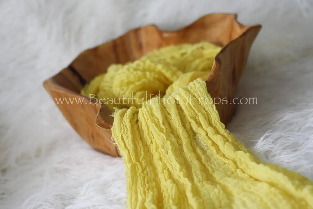 Lemon Yellow Cheesecloth Baby Wrap Cheese Cloth