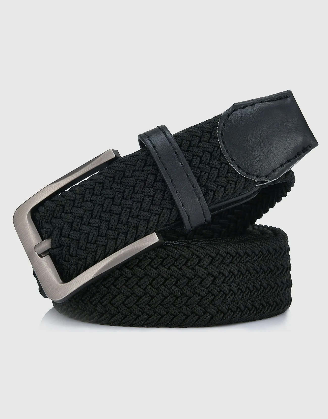 Men's Elastic Braided Stretch Belt