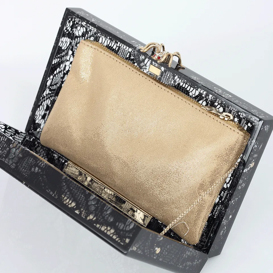 Pandora Lacey Perspex Clutch