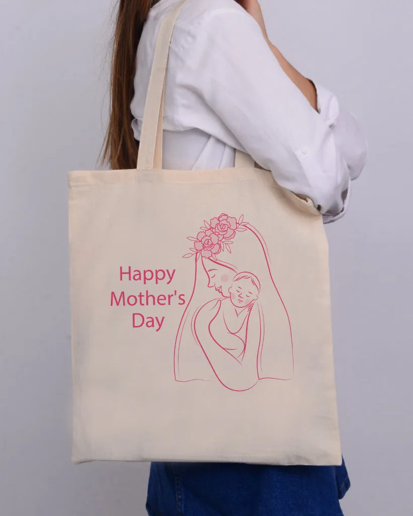 Pink Love Customizable Tote Bag - Mother's Tote Bags