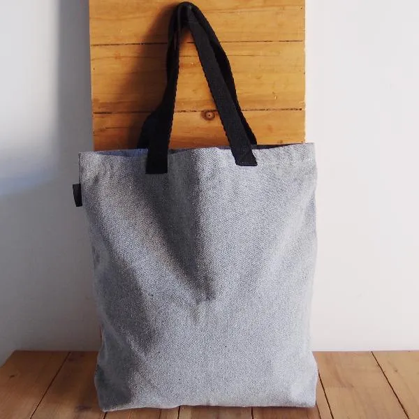 Recycled Canvas Tote Bag With Bottom Gusset - RC870