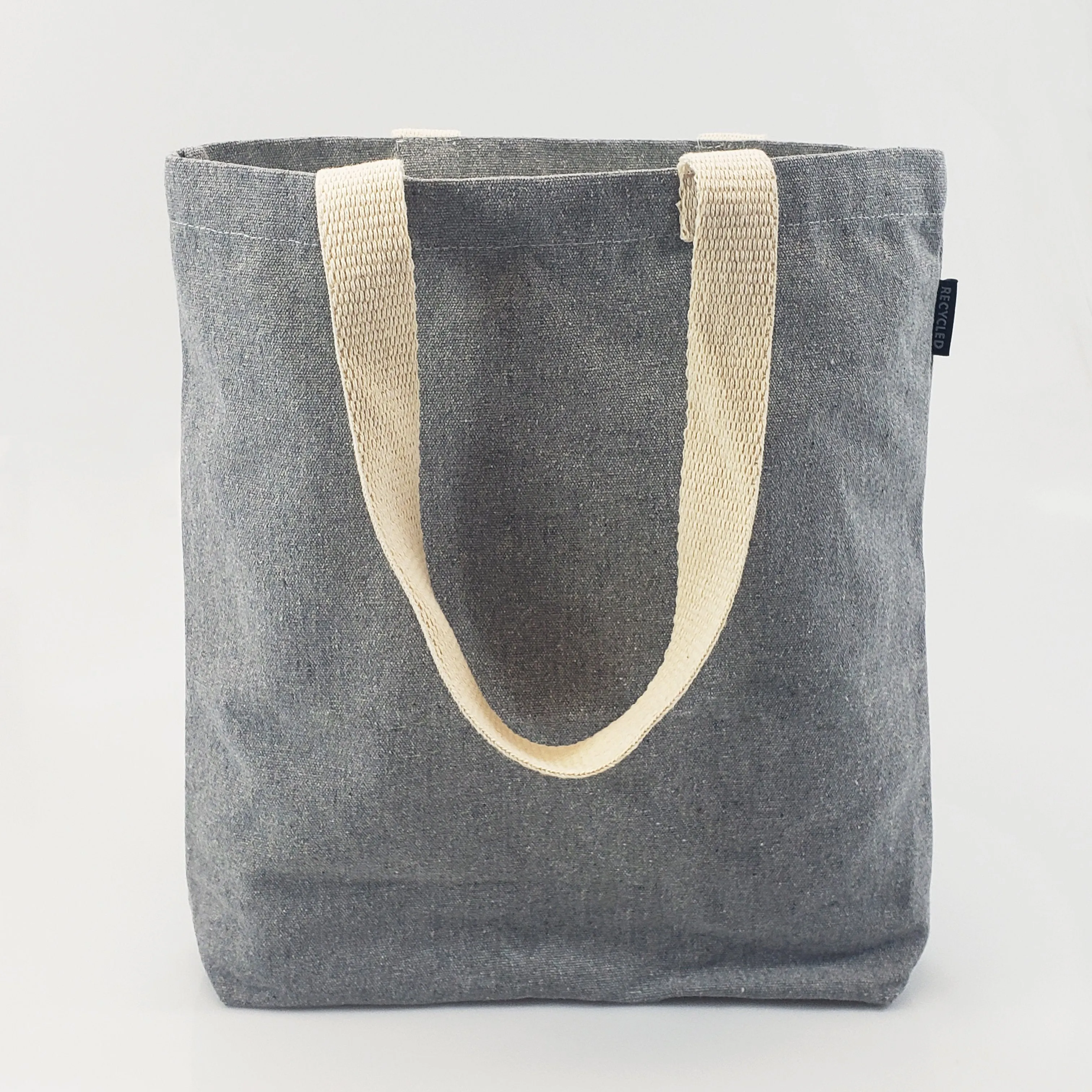 Recycled Canvas Tote Bag With Bottom Gusset - RC870