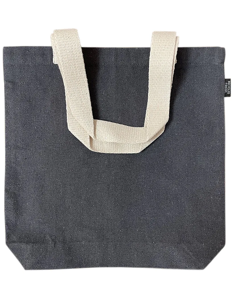 Recycled Canvas Tote Bag With Bottom Gusset - RC870