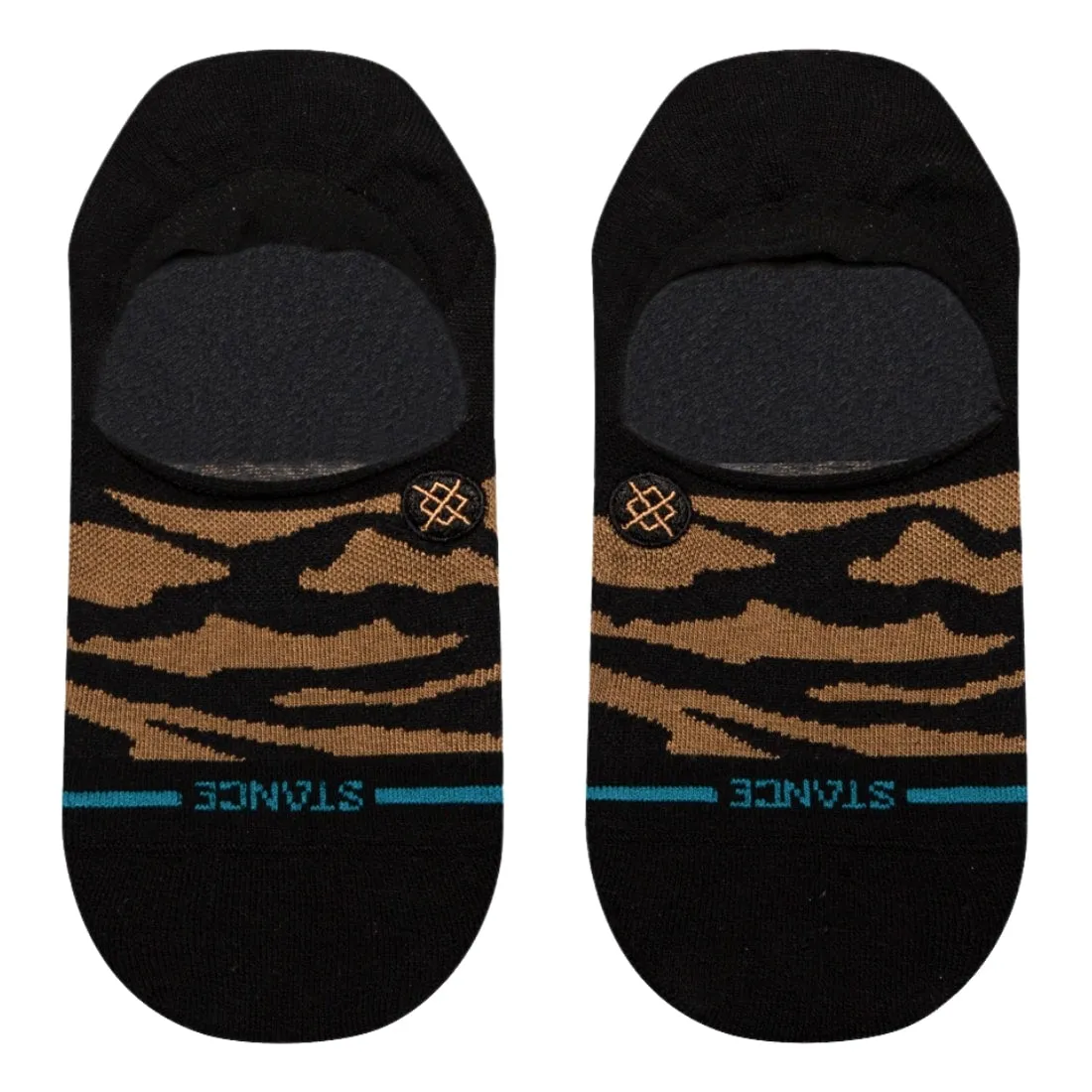 Stance Womens Animalistic No Show Socks - Black/Brown