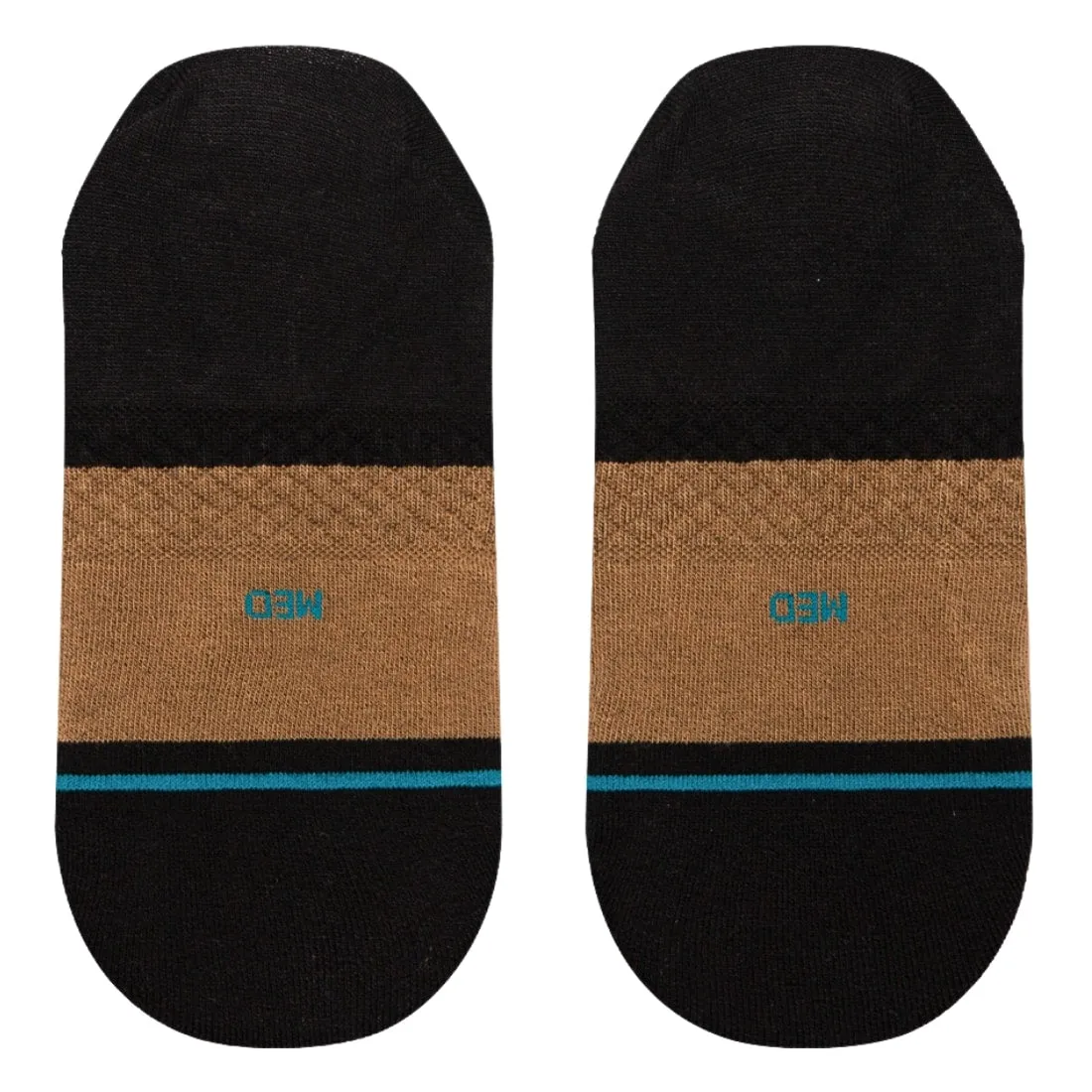 Stance Womens Animalistic No Show Socks - Black/Brown