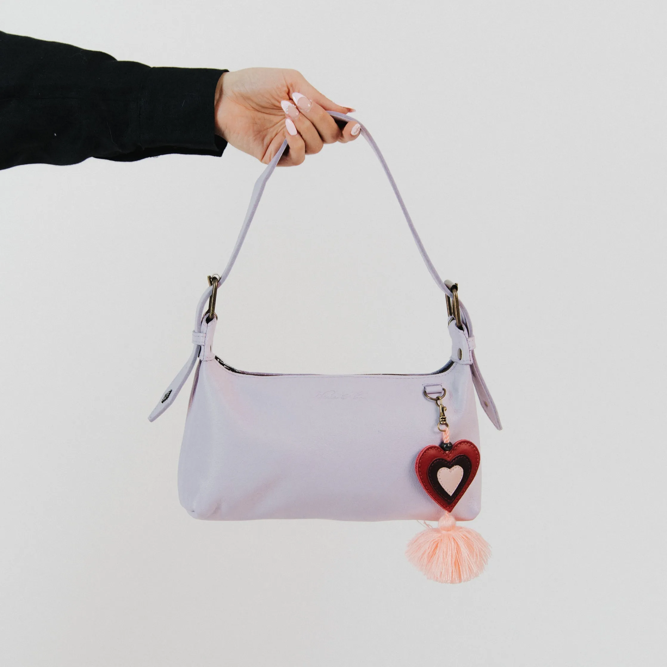 THE PERFECT BAGUETTE BAG - FULL LEATHER COLLECTION - LAVENDER