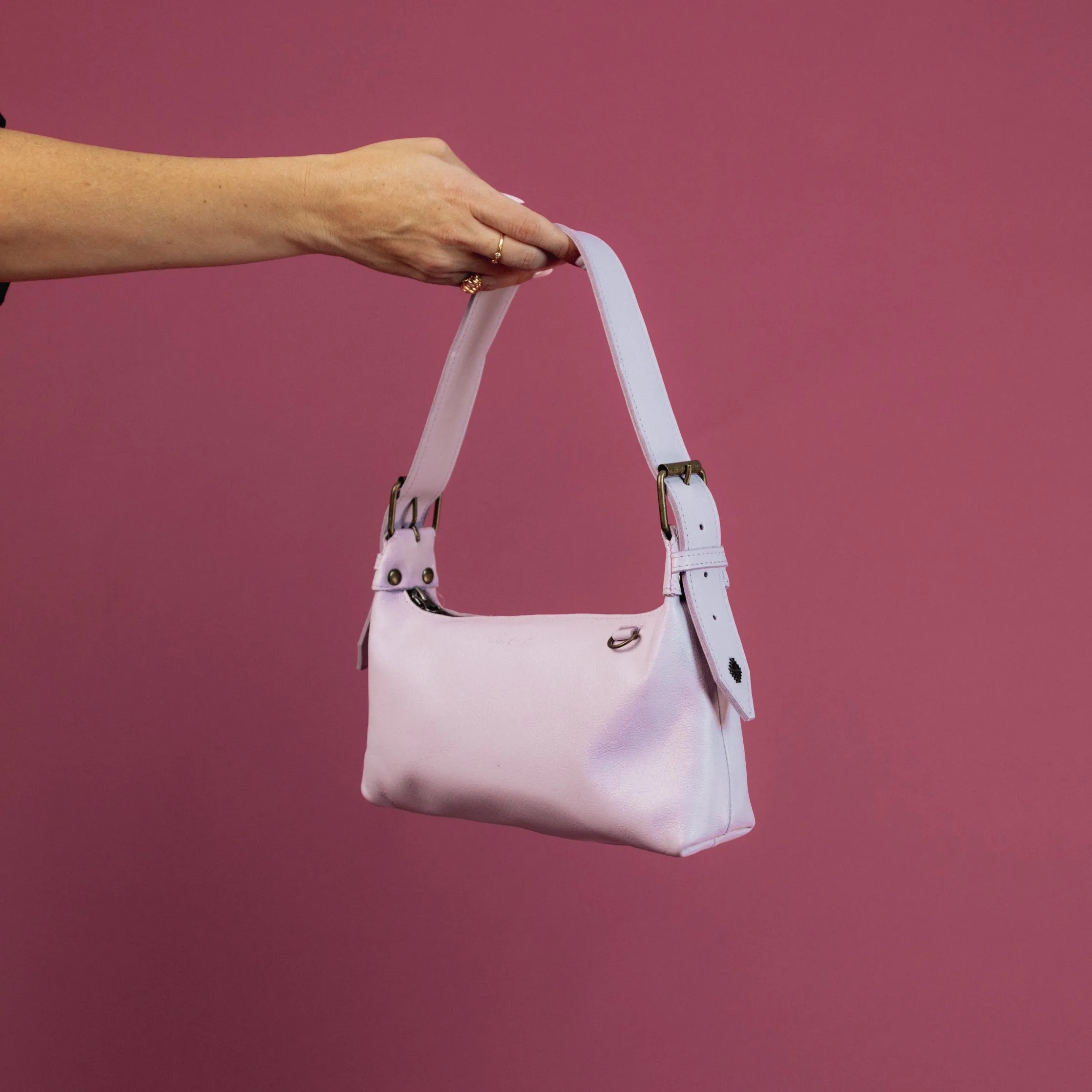 THE PERFECT BAGUETTE BAG - FULL LEATHER COLLECTION - LAVENDER