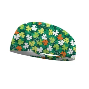 Vintage Shamrock Wicking Performance Headband