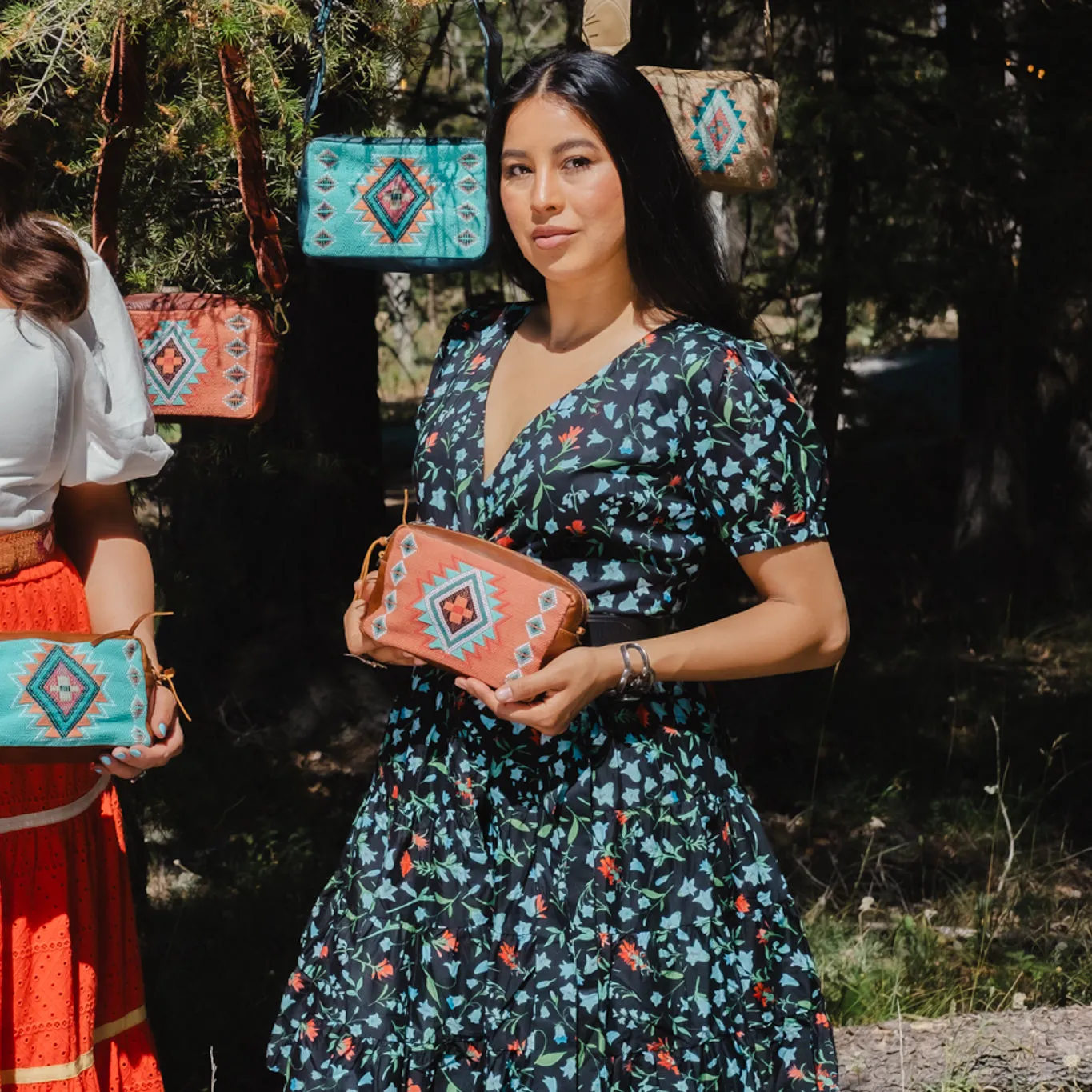 WANDER CROSSBODY SET - B.YELLOWTAIL X NENA - CORAL PANEL